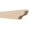 Ekena Millwork 6in. W x 8in. H x 36in. L Garner Woodgrain TimberThane Rafter Tail, Primed Tan RFTUR06X08X36GARRCPR - alternate 1